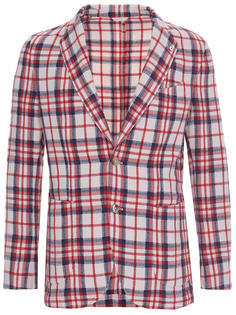 Пиджак из хлопка и льна L.B.M. 1911