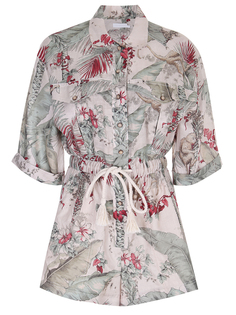 Комбинезон льняной с принтом Zimmermann