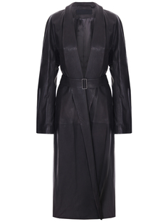 Плащ кожаный Haider Ackermann