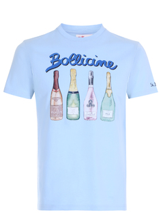 Футболка хлопковая с принтом MC2 Saint Barth