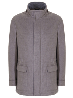 Куртка кашемировая с мехом нутрии Brioni