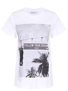 Футболка хлопковая с принтом Dorothee Schumacher