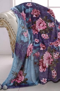 Плед с бубонами 160х220 см Sofi De Marko