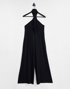 Комбинезон А-силуэта ASOS LUXE-Черный цвет
