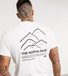 Белая футболка The North Face Peaks эксклюзивно для ASOS-Белый
