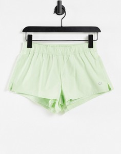 Зеленые шорты 2-в-1 Calvin Klein Sports-Зеленый цвет