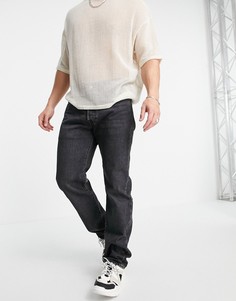 Черные выбеленные джинсы прямого кроя Levis 501 original-Черный цвет Levis®
