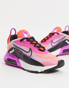 Розово-красные кроссовки Nike Air Max 2090-Розовый цвет