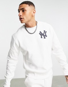 Белый свитшот Champion Reverse Weave Yankees