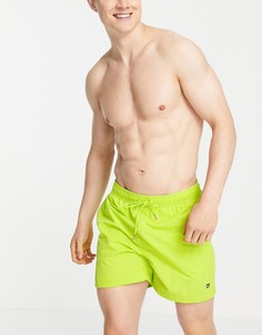 Зеленые шорты для плавания с небольшим логотипом-флагом Tommy Hilfiger-Зеленый цвет