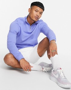 Фиолетовый свитшот с короткой молнией от комплекта ASOS DESIGN-Голубой