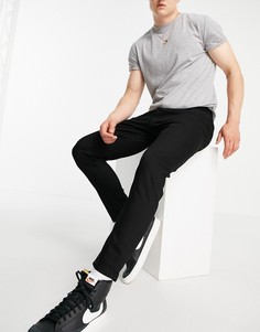 Эластичные суженные книзу джинсы черного цвета Topman-Черный цвет