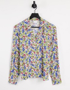 Рубашка с цветочным принтом Vila-Multi