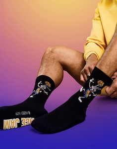 Зеленые спортивные носки с принтом Багза Банни ASOS DESIGN x Looney Tunes Space Jam 2-Зеленый цвет