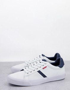 Белые кроссовки на шнуровке Levis Skinner-Белый Levis®
