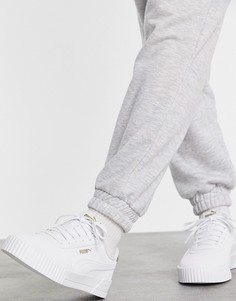 Белые кроссовки Puma Carina Leo H-Белый