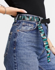 Ремень бирюзового цвета Kavu Burly-Зеленый цвет