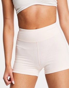 Хлопковые короткие шорты с логотипом ASOS 4505-Розовый цвет