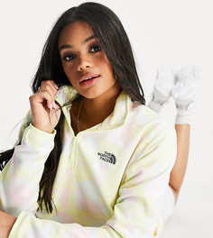 Флисовый худи на молнии 1/4 в стиле тай-дай The North Face – эксклюзивно для ASOS-Многоцветный