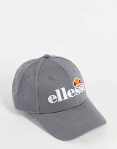 Серая бейсболка с большим логотипом ellesse Ragusa-Серый