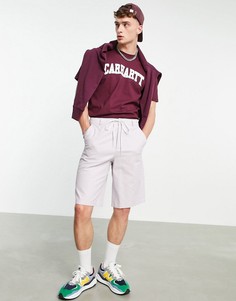 Бордовая футболка с принтом в университетском стиле Carhartt WIP-Красный