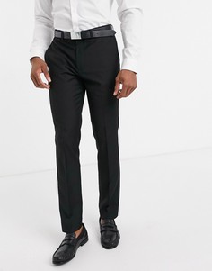 Черные зауженные брюки Topman-Черный цвет