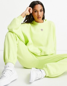 Желтый свитшот adidas Originals essentials