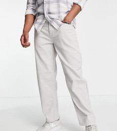 Светло-серые вельветовые джинсы классического кроя New Look-Серый