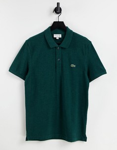 Рубашка с воротником-поло и логотипом в виде крокодила Lacoste-Зеленый цвет