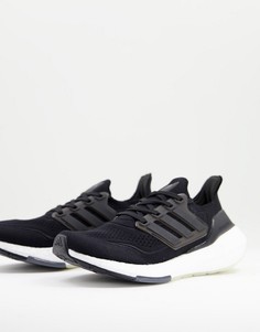 Черно-белые кроссовки adidas Ultraboost 21-Черный цвет