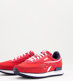Красные кроссовки с принтом пейсли Puma Future Rider-Красный