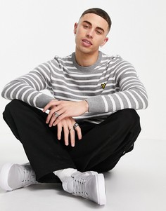 Джемпер в бретонскую полоску Lyle & Scott-Серый