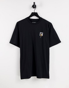 Черная футболка Carhartt WIP teef-Черный цвет