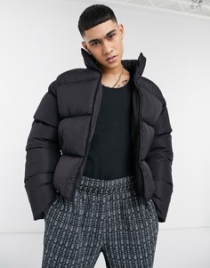 Черный пуховик ASOS DESIGN-Черный цвет