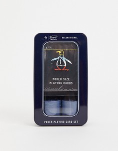 Набор фишек для игры в покер Original Penguin-Черный