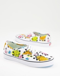 Разноцветные кроссовки Vans X Spongebob Authentic Airbrush-Multi