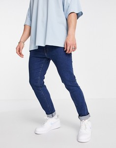 Суженные книзу джинсы узкого кроя Wrangler Larston-Голубой