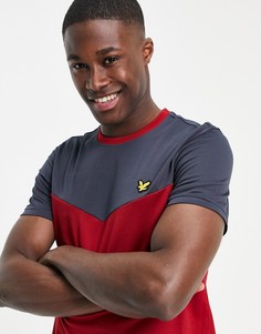 Футболка с принтом Lyle & Scott Sport-Красный