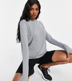 Лонгслив ASOS 4505 Tall-Серый