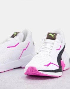 Кроссовки белого/черного/розового цвета Puma Provoke XT-Белый