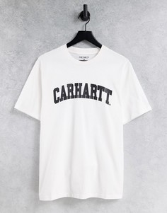 Белая футболка в университетском стиле Carhartt WIP-Белый
