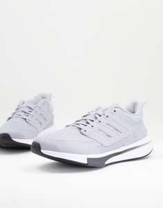 Серые кроссовки adidas EQ21 Running-Серебристый