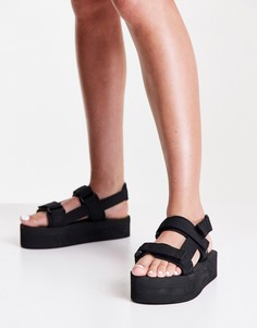 Черные сандалии в спортивном стиле Vero Moda-Черный цвет