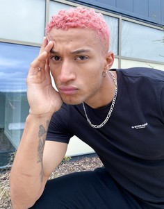 Черная футболка узкого кроя с логотипом G-Star-Черный цвет