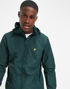 Куртка на молнии с капюшоном Lyle & Scott-Зеленый цвет
