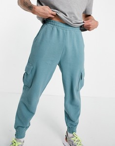 Синие oversized-джоггеры от комплекта в рубчик ASOS DESIGN-Голубой
