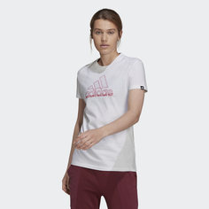 Футболка Snowflake Pearlescent Graphic adidas Sportswear