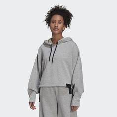 Флисовая худи adidas Sportswear Studio Lounge