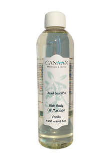Массажное масло CANAAN MINERALS & HERBS «Ваниль» 250 мл