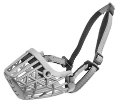 Намордник для собак Дарэлл ZооM "Silver Reflex №4, породы среднего размера, 22 см